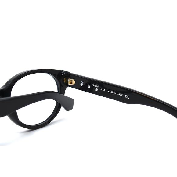 OFF-WHITE STYLE-2 BLACK AUTHENTIC EYEGLASSES FRAME - Picture 9 of 10